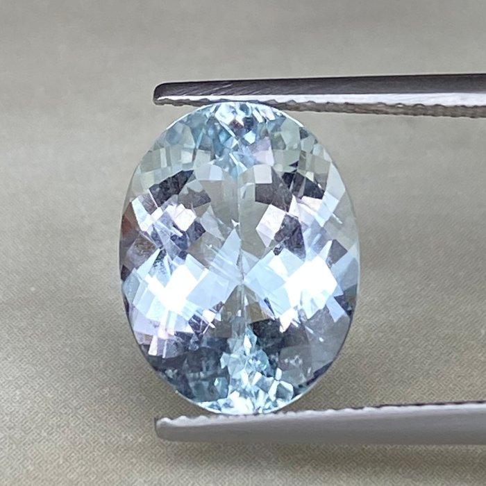 Zonder Minimumprijs Blauw Aquamarijn - 6.02 ct -, Sieraden, Tassen en Uiterlijk, Edelstenen