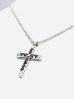 Ketting met hanger - 18 karaat Witgoud - 2.05ct. tw. Diamant, Sieraden, Tassen en Uiterlijk, Antieke sieraden