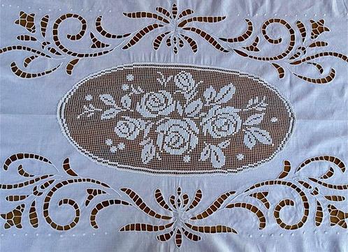 Tafelkleed - 266 cm - 180 cm - Tafelkleed, Antiek en Kunst, Antiek | Kleden en Textiel