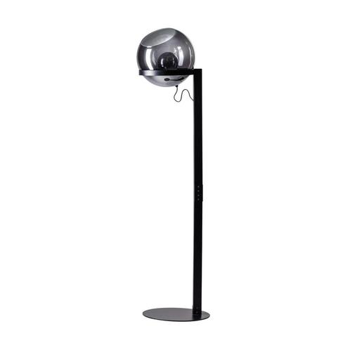 *WOONWINKEL* ETH Orb Zwarte Design Vloerlamp Glazen Bol, Huis en Inrichting, Lampen | Vloerlampen, Nieuw, Verzenden