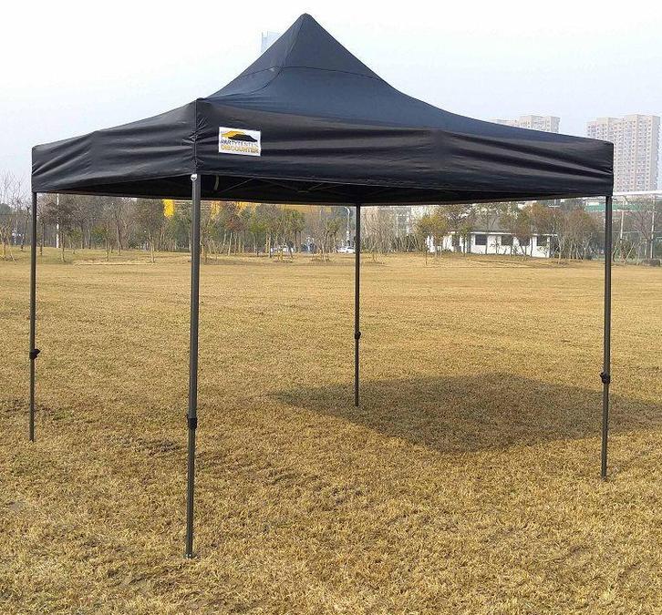 Partytent Easy Up 3 x 3 meter met zijwanden in Zwart, Tuin en Terras, Partytenten, Partytent, Nieuw, 2 meter of meer, Verzenden