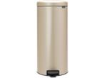 Brabantia NewIcon Prullenbak - 30 liter - Pedaal - Metallic, Verzenden, Zo goed als nieuw
