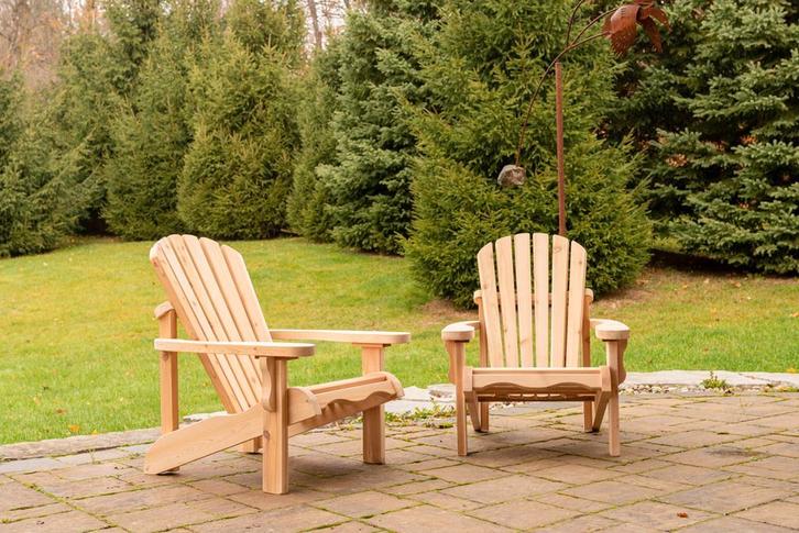 Adirondack Red Cedar knotty Comfort Stoelen, Tuin en Terras, Tuinmeubel-accessoires, Nieuw, Ophalen of Verzenden