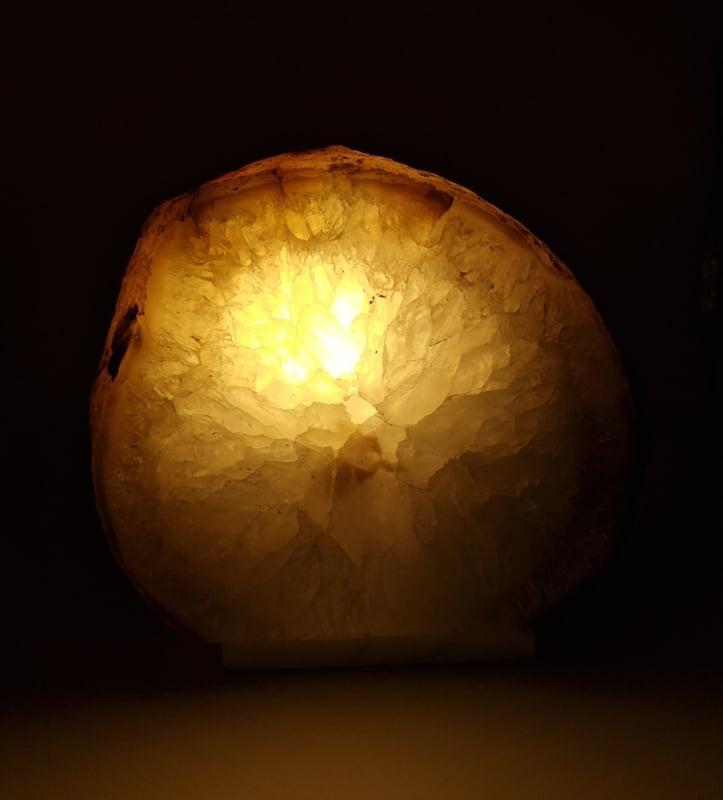Agaat Lamp (zie filmpje), Huis en Inrichting, Lampen | Overige, Ophalen of Verzenden
