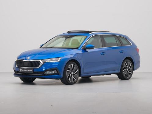 Zakelijke Lease |  Škoda Octavia Combi 1.4 TSI 204pk iV PHEV, Auto's, Skoda, Dealer onderhouden, Lease, Zwart, Automaat, Stationwagon