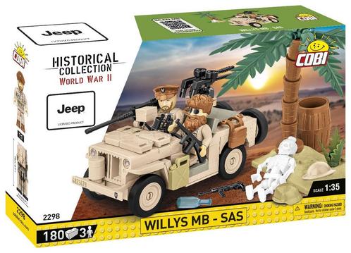 COBI 2298 Willys MB SAS (Leger bouwsets, Modelbouwsets), Kinderen en Baby's, Speelgoed | Bouwstenen, Nieuw, Verzenden