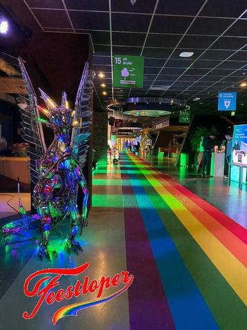 regenboog loper , gay pride loper , rainbow, LGBTQ feestje beschikbaar voor biedingen