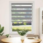 vidaXL Duo rolgordijn 100 x 175 cm grijs, Verzenden, Nieuw, Grijs