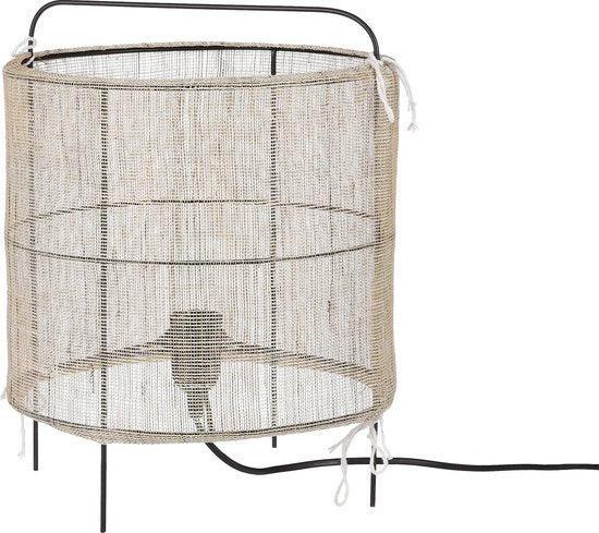 2dekans | Mica Decorations Paros Tafellamp - H37 x Ø29,5 cm, Huis en Inrichting, Lampen | Tafellampen, Zo goed als nieuw, Ophalen of Verzenden