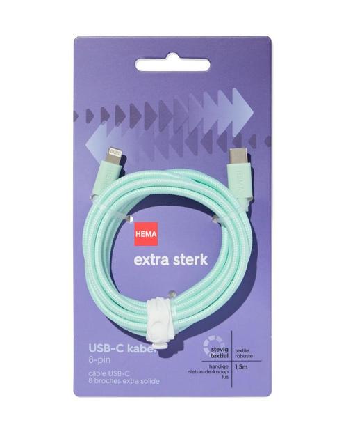 HEMA Laadkabel USB-C naar 8-pin 1.5m, Computers en Software, Overige Computers en Software, Nieuw, Verzenden