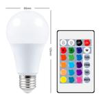LED Lamp 15W - RGB Verlichting met IR Afstandsbediening E27, Huis en Inrichting, Lampen | Overige, Verzenden, Nieuw
