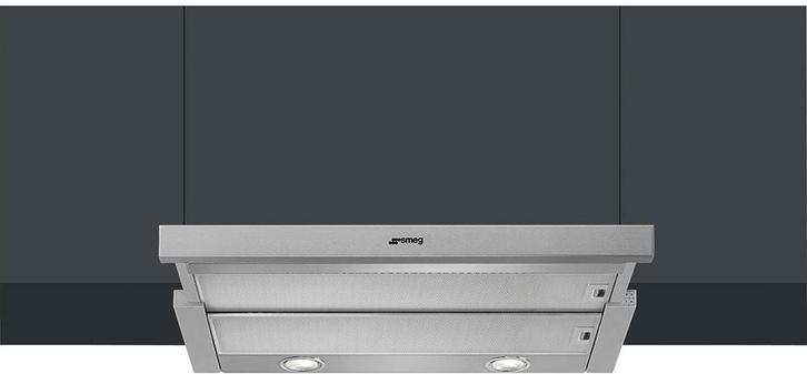 Smeg KSET600XE vlakscherm afzuigkap, Witgoed en Apparatuur, Afzuigkappen, Vrijstaand, Vlakschermkap, Nieuw, Recirculatie, Verzenden