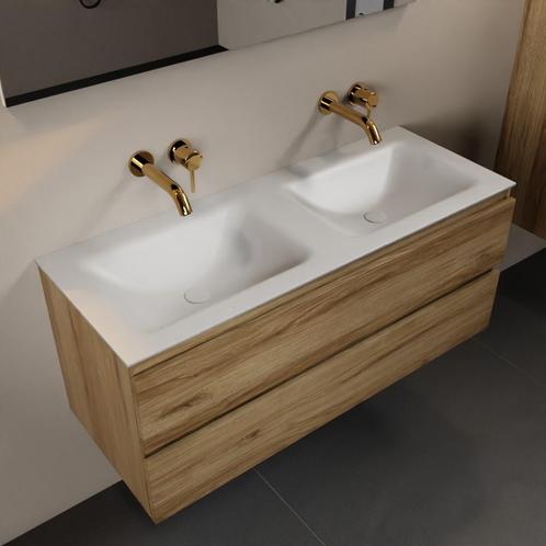 MONDIAZ AIVY 120cm badmeubel Chai, wastafel Talc solid, Doe-het-zelf en Verbouw, Sanitair, Bad, Nieuw, Ophalen of Verzenden