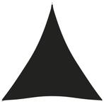 vidaXL Zonnescherm driehoekig 3x4x4 m oxford stof zwart, Nieuw, Verzenden