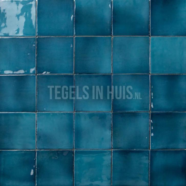 Equipe wandtegel manacor 10x10 glacier blauw glans, Doe-het-zelf en Verbouw, Tegels, Wandtegels, Nieuw, 10 m² of meer, Keramiek