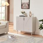 Commode Starvili dressoir 75x76x38 cm beige [en.casa], Huis en Inrichting, Kasten | Dressoirs, Verzenden, Nieuw