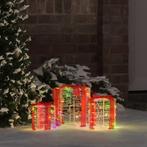 vidaXL Decoratie voor Geschenkdoos 3 pcs kleurrijk 20 x 20 x, Verzenden, Nieuw