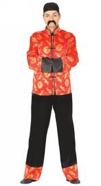 Chinees pak man rood, Kleding | Dames, Carnavalskleding en Feestkleding, Ophalen of Verzenden, Nieuw