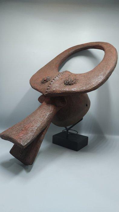 Prachtig kroonmasker - Mama - Nigeria (Zonder Minimumprijs), Antiek en Kunst, Kunst | Niet-Westerse kunst