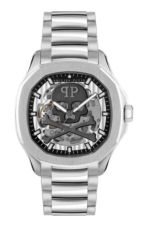 Philipp Plein Skeleton Spectre PWRAA0223 automatisch horloge, Sieraden, Tassen en Uiterlijk, Horloges | Heren, Staal, Nieuw, Staal