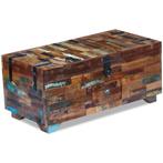 vidaXL Salontafel kist 80x40x35 cm massief gerecycled hout, Nieuw, Verzenden