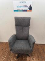 Handbediende relax stoel in een goede staat, grijs stof, Huis en Inrichting, Fauteuils, Minder dan 75 cm, Stof, Zo goed als nieuw