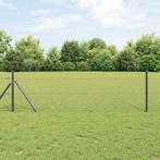 vidaXL Hexagon Hek Grijs 0.5 x 100 m Staal, Verzenden, Nieuw, IJzer
