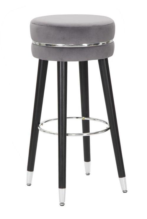 BARKRUK PARIS GRIGIO/ZILVER CM Ø 35X74, Huis en Inrichting, Barkrukken, Ophalen of Verzenden