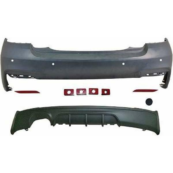 Performance look achterbumper BMW 2 serie F22 en F23 B9233, Auto-onderdelen, Carrosserie en Plaatwerk, Nieuw, Herkomst onderdeel bekend