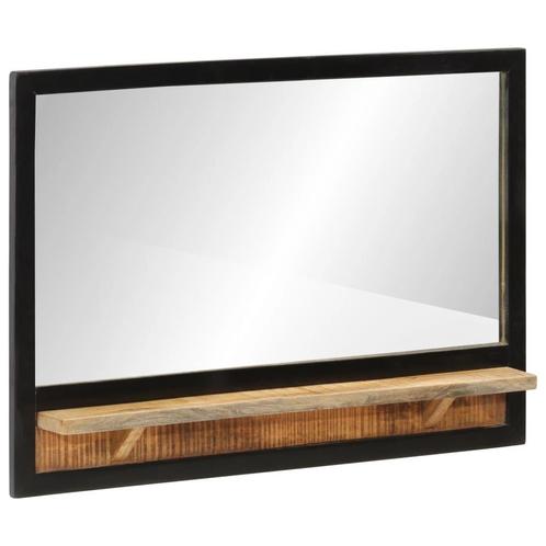 Spiegel met Schap - 80x55cm - Retourdeal - Slim Besparen, Huis en Inrichting, Badkamer | Badkamermeubels, Minder dan 25 cm, Nieuw
