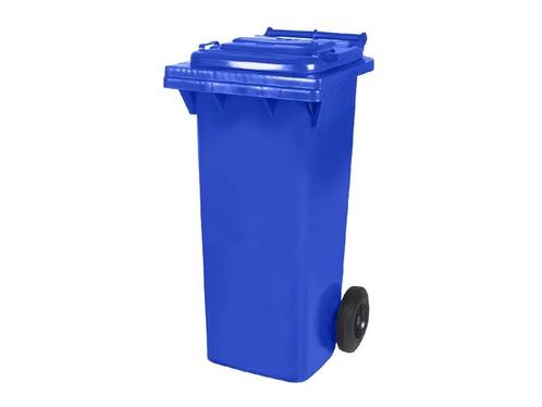 2-wiel kunststof afvalcontainer - 80 liter - blauw, Zakelijke goederen, Kantoor en Winkelinrichting | Magazijn, Stelling en Opslag