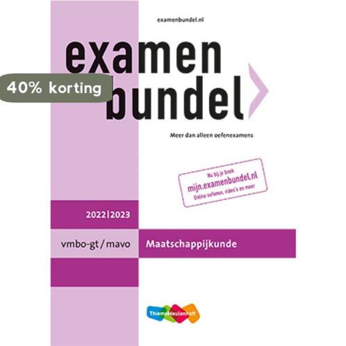 Examenbundel / vmbo-gt/mavo Maatschappijkunde 2022/2023, Boeken, Overige Boeken, Gelezen, Verzenden