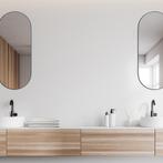 Spiegel - Livion Yurgen - Decoratieve Spiegel - Ovaal -, Huis en Inrichting, Woonaccessoires | Spiegels, Ophalen of Verzenden