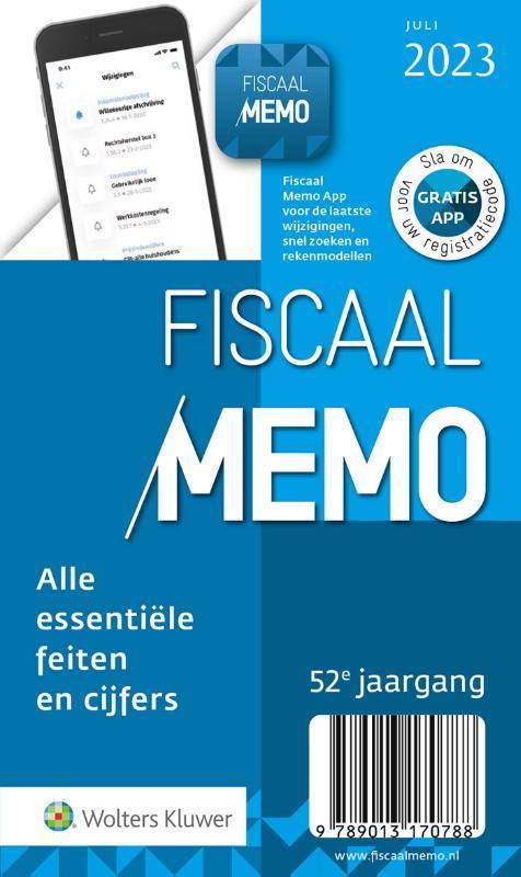 Fiscaal Memo / juli 2023 9789013170788, Boeken, Wetenschap, Zo goed als nieuw, Verzenden
