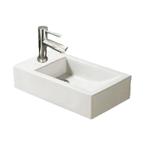 Fonteinset Sanilux Qubic Keramiek 45x25x12cm met 1/2 Yara, Ophalen of Verzenden, Nieuw, Chroom, Overige typen