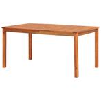 vidaXL Tuintafel 150x90x74 cm massief acaciahout, Tuin en Terras, Tuintafels, Verzenden, Nieuw, Hout