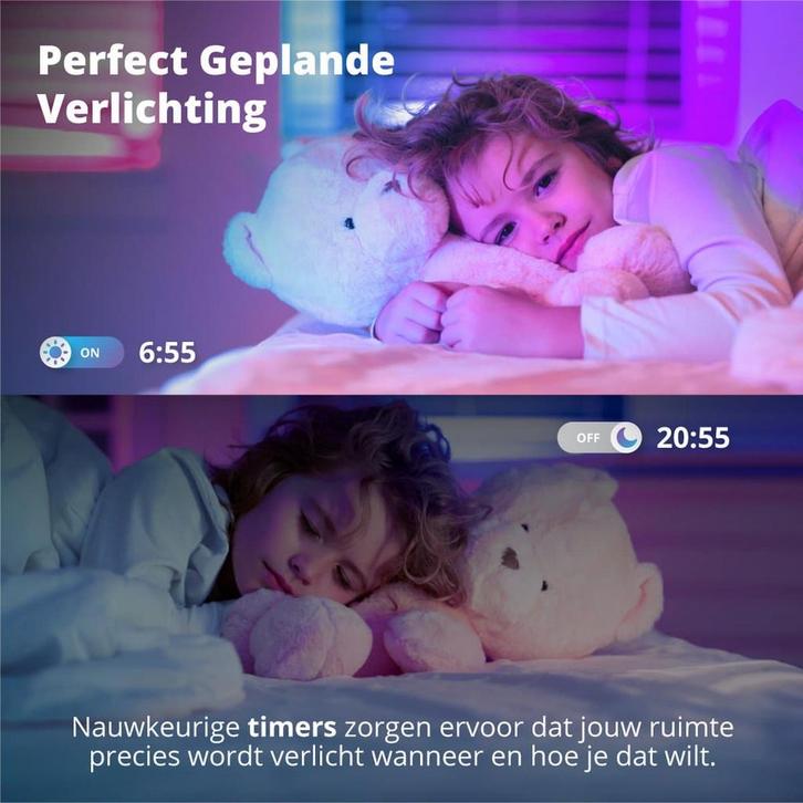 Lideka® - LED strip 10 Meter (2x5) - RGB-IC - Dreamcolor -, Huis en Inrichting, Lampen | Overige, Nieuw, Ophalen of Verzenden