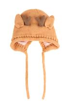 Gebreide Muts Rendier Oranje Kinderen Bont Hoorns Oren Touwt, Ophalen of Verzenden, Nieuw