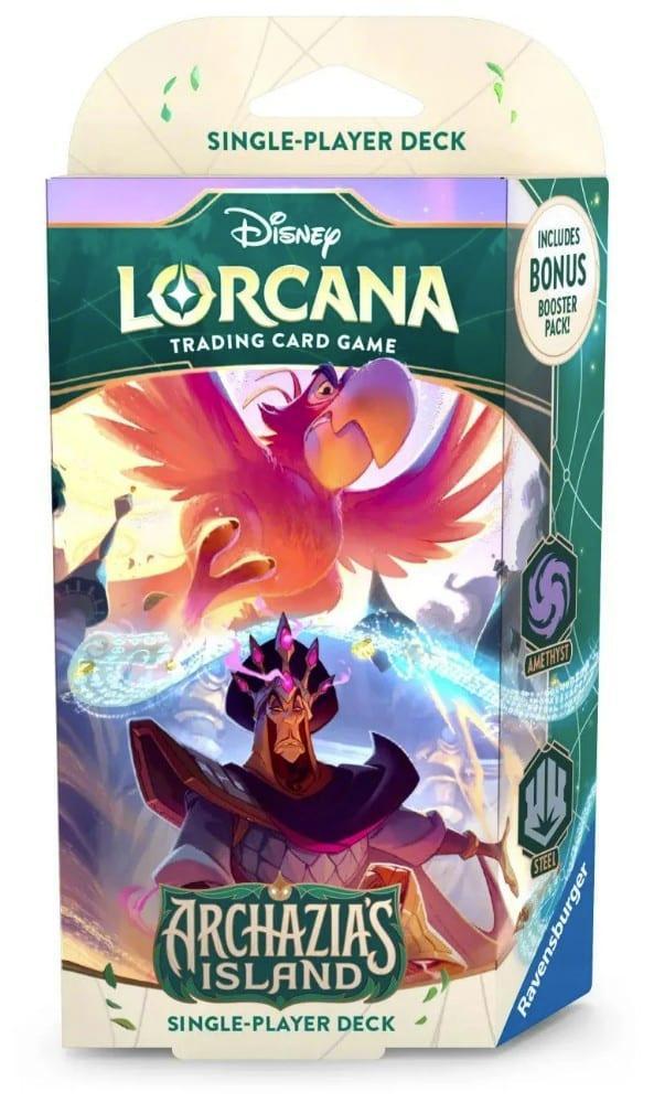Disney Lorcana TCG Archazias Island Starter Deck-Amethyst &, Hobby en Vrije tijd, Verzamelkaartspellen | Overige, Nieuw, Ophalen of Verzenden