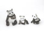 Drie kristallen Swarovsksi pandaberen, Oostenrijk, 20e eeuw