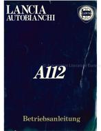1984 AUTOBIANCHI A112 INSTRUCTIEBOEKJE DUITS