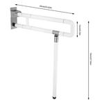 Opklapbare Wandbeugel Badkamer en Toilet Veilig Grip, Verzenden, Nieuw