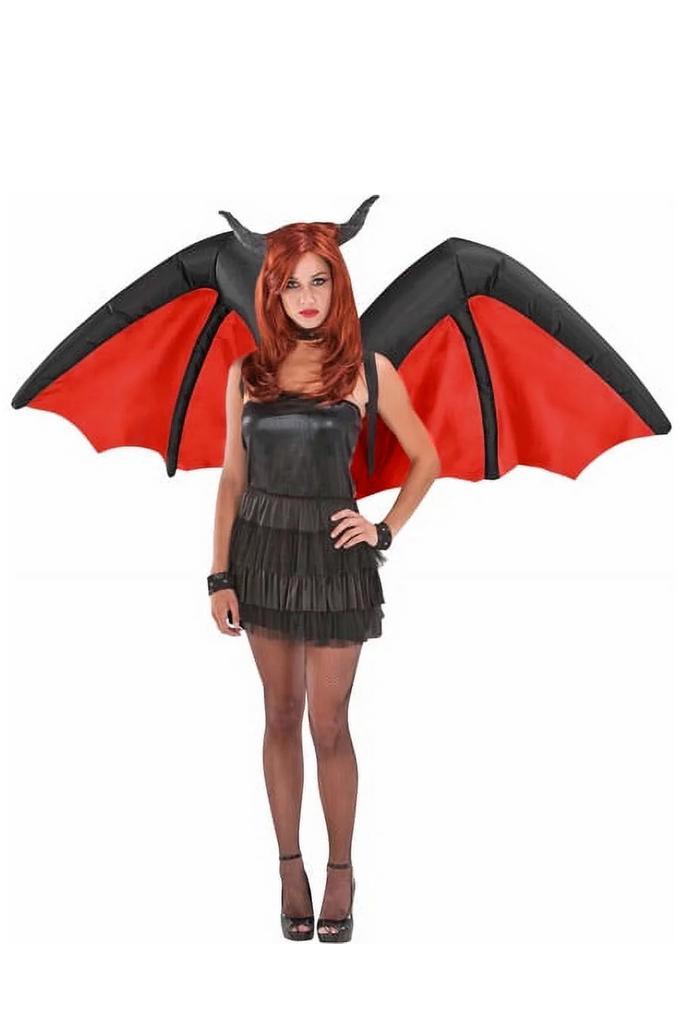 KIMU® Opblaas Kostuum Vleugels Vleermuis Opblaasbaar Pak Vle, Kleding | Dames, Carnavalskleding en Feestkleding, Kleding, Nieuw