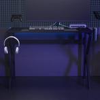 vidaXL Gamingbureau met K-vormige poten 110x60x75 cm zwart, Verzenden, Nieuw