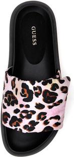 Guess  - Maat 37 - Fabetzy Dames Slippers - Leopard, Nieuw, Verzenden