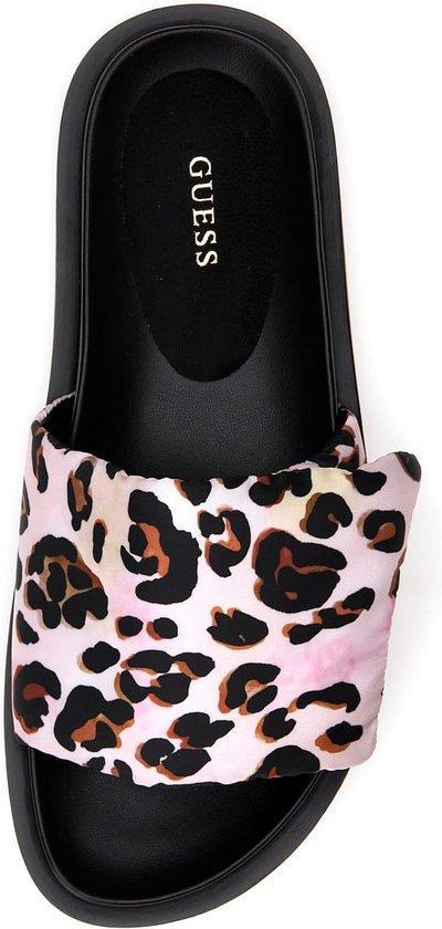 Guess  - Maat 37 - Fabetzy Dames Slippers - Leopard, Kleding | Dames, Schoenen, Verzenden