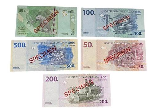 Congo, Democratische Republiek (Kinshasa). - 50, 100, 200,, Postzegels en Munten, Munten | Nederland