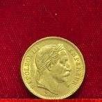 6,45 grams - Goud .900 - 20 Francs Napoleon III, Postzegels en Munten