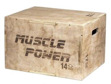 Muscle Power Houten Plyo Box Klein beschikbaar voor biedingen