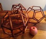 Ensemble de 3 figures géométriques appelées Solides de, Antiek en Kunst